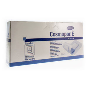 COSMOPOR E latexfree 15x6cm   25 p/s