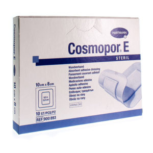 COSMOPOR E latexfree 10x8cm   10 p/s