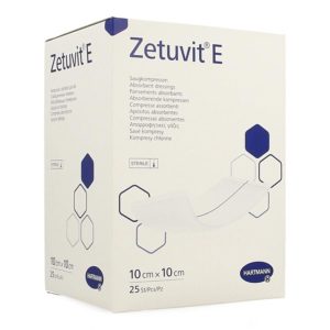 ZETUVIT E 10x10cm st.         25 p/s