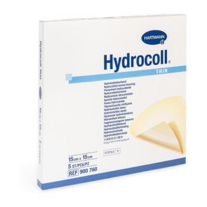 HYDROCOLL thin 15x15cm st.    5 p/s