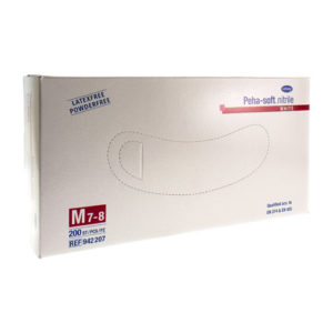 PEHA-SOFT nitrile wit M       200 p/s