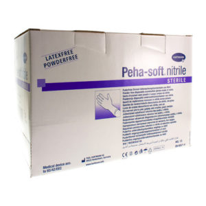 PEHA-SOFT nitrile steriel S   50 pr