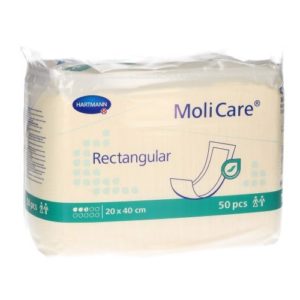 MoliCare Rectangular 3d 20x40 50 p/s