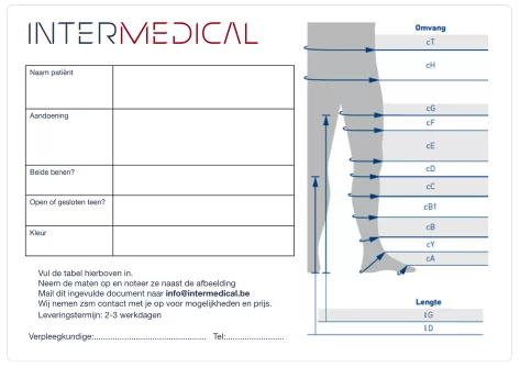 Maatname Steunkousen