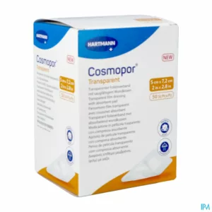 COSMOPOR TRANSPARENT  5x7,2cm 50 p/s