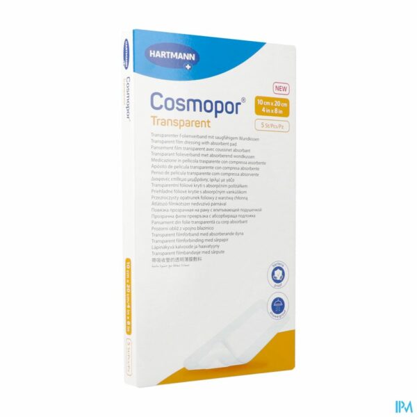 COSMOPOR TRANSPARENT 10x20 cm 5 p/s