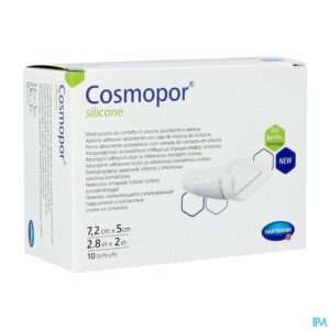Cosmopor silicone 7,2x5cm     10 p/s