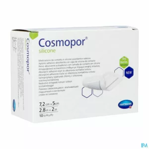 Cosmopor silicone 7,2x5cm     10 p/s