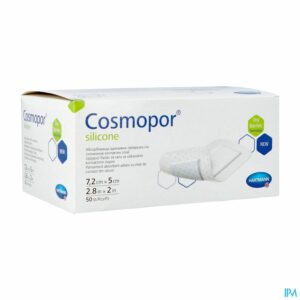 Cosmopor silicone 7,2x5cm     50 p/s