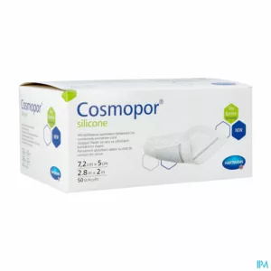 Cosmopor silicone 7,2x5cm     50 p/s