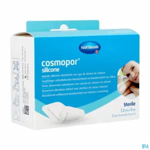 COSMOPOR SILI SELFCARE 7,2X5CM 5 p/s