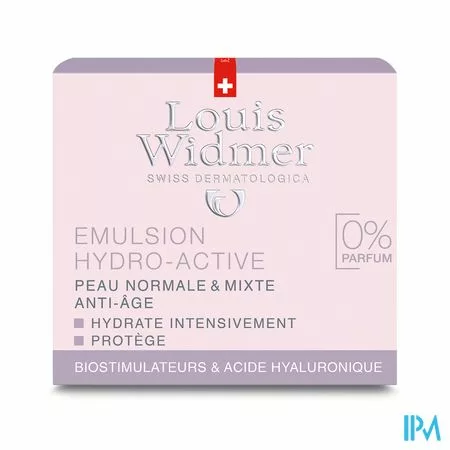 Widmer Dag Hydro-active Emulsie N/parf Pot 50ml