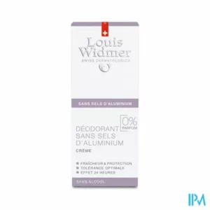Widmer Deo Creme Zonder Aluminium N/parf 40ml