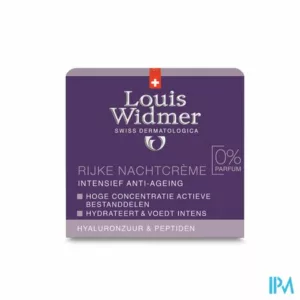 Widmer Iaa Rijke Nachtcreme N/parf Pot 50ml
