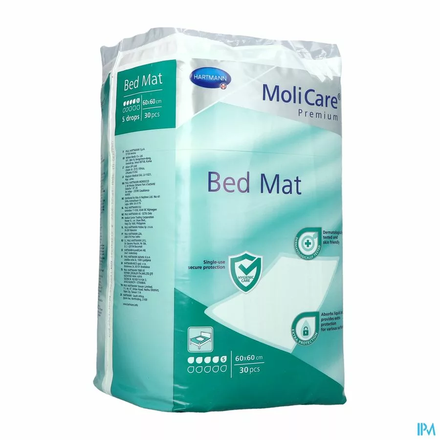 Molicare Premium Bed Mat 5d 60x60 30 p/s