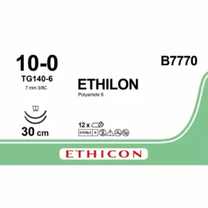 Ethilon 10-0 TG140-6 B7770 12 stuks