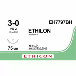Ethilon 3-0 75CM FS-2 EH7797BH 36stuks