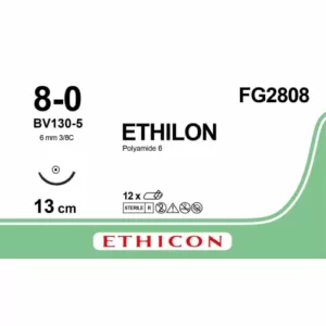 Ethilon 8-0 13 cm BV130-5 FG2808 12stuks