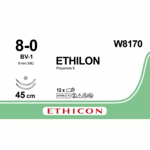 Ethilon 8-0 BV-1 W8170 12 stuks