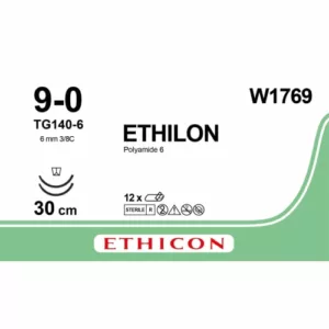 Ethilon 9-0 TG140-6 W1769 12 stuks