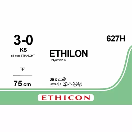 Ethilon Hechtdraad 3-0 75 cm KS 627H 36 stuks
