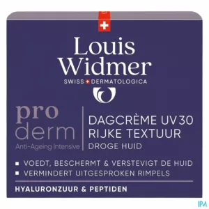 Widmer Proderm Dagcrème Uv 30 Rijke Textuur 50ml