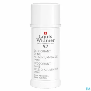 Widmer Deo Creme Zonder Aluminium Parf 40ml