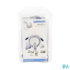 OMRON - Accessoireset voor C101 Inhoud : vernevelset, luchtslang, mondstuk, masker voor volwassenen (PVC), masker voor kinderen (PVC), neusstuk, adapter