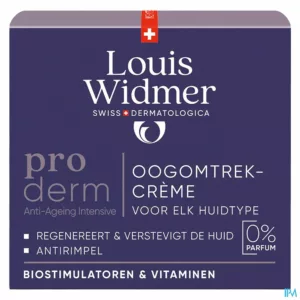 Widmer Proderm Oogomtrekcrème Zonder Parfum 30ml