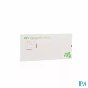 Mepilex Border Post-Op Verb 10x20cm 5 496405