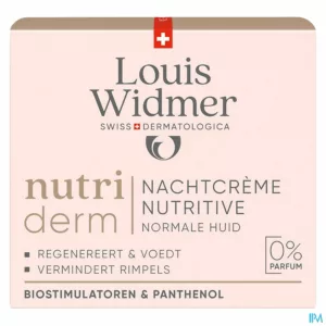 Widmer Nutriderm Nachtcrème Nutritive Zonder Parfum 50ml