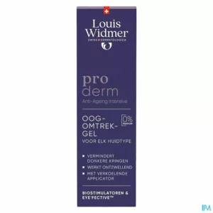 Widmer Proderm Oogomtrekgel Zonder Parfum 15ml