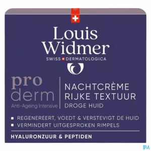 Widmer Proderm Nachtcrème Rijke Textuur 50ml