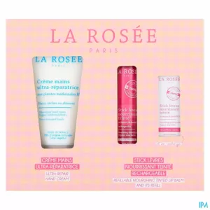 La Rosee Toerismedoos Getinte Lippenstift 3 Prod.