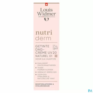 Widmer Nutriderm Getinte Dagcrème Uv 20 Naturel 01 Z Parfum 30ml