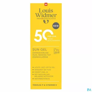 Widmer Sun Gel 50* 100ml