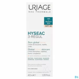 Uriage Hyseac 3regul Soin Global Teinte Spf30 40ml