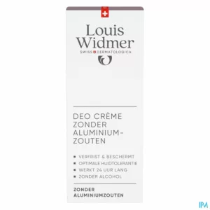 Widmer Deo Crème Zonder Aluminiumzouten 40ml