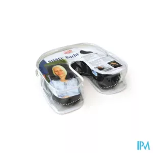 SISSEL® BUCHI® - blauw Hoefijzervormig ontspanningskussen met boekweitvulling