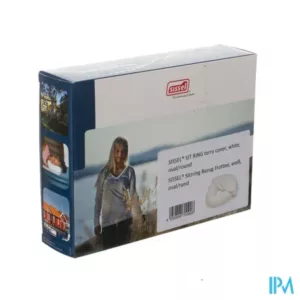 SISSEL® - Overtrek – wit – voor SISSEL® SITRING rond/ovaal