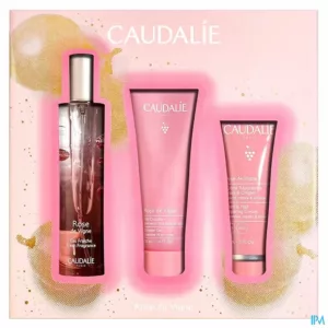 Caudalie Eau Fraiche Rose Kertsset 3 Prod.