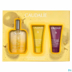 Caudalie Kerstset Sol.vigne Oil Elixir 2024 3prod