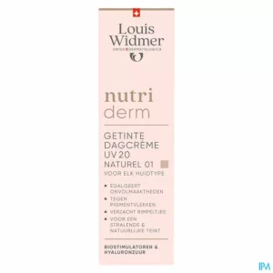 Widmer Nutriderm Getinte Dagcrème Uv 20 Naturel 01 30ml