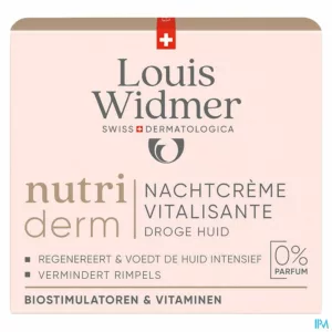 Widmer Nutriderm Nachtcrème Vitalisante Zonder Parfum 50ml