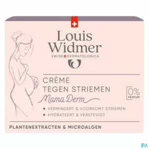 Widmer Mamaderm Crème Tegen Striemen Zonder Parfum 250ml