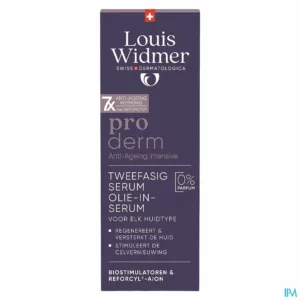 Widmer Proderm Tweefasig Serum Olie-in-serum Zonder Parfum 35ml