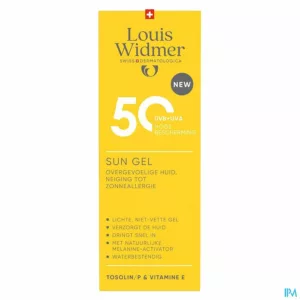 Widmer Sun Gel 50 Zonder Parfum* 100ml