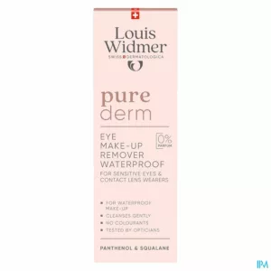 Widmer Purederm Oogmake-up Reiniging Waterproof Z Parfum 100ml