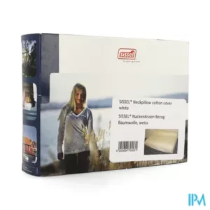 SISSEL® overtrek – katoen, wit voor hoofdkussens SISSEL® SOFT L, SOFT M, SOFT PLUS, CLASSIC L, CLASSIC M, CLASSIC PLUS