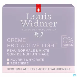 Widmer Nacht Cr Pro-active Light N/parf Pot 50ml